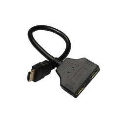 Rozdzielacz hdmi splitter rozgałęźnik 2 porty fhd