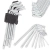 Zestaw 9 kluczy imbusowych 1,5-10 mm i torx do precyzyjnych napraw