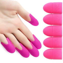 Klipsy silikonowe Verk Group do usuwania hybryd, żelu i akrylu dla wygody manicure