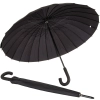 Duży parasol parasolka czarna wytrzymała elegancka Duży parasol parasolka czarna wytrzymała elegancka