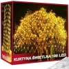 Siatka świetlna kurtyna 100 led lampki święta zewnętrzne biała ciepła 1x2m — Biały ciepły
