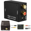 Konwerter optyczny Toslink SPDIF na 2x RCA Cinch do łatwego podłączenia audio