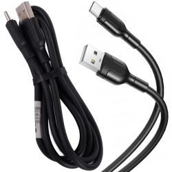 Mocny długi kabel przewód typ usb-c do ładowania telefonu