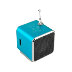 Głośnik bezprzewodowy przenośny mini radio fm led bluetooth mobilny microsd