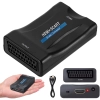 Adapter konwerter scart av euro do hdmi full hd