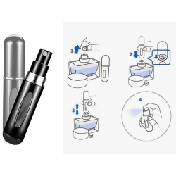 Atomizer podróżny z rozpylaczem do perfum flakon 5ml dozownik na perfumy