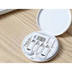 Zestaw adapterów 5w1 szpilka do telefonu w etui usb-c micro usb usb typ a