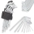 Zestaw 9 kluczy imbusowych 1,5-10 mm i torx do precyzyjnych napraw - chromowane klucze torx z uchwytem - wariant 5295