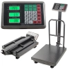 Elektroniczna waga magazynowa z oparciem LCD do 300 kg dla wygody ważenia