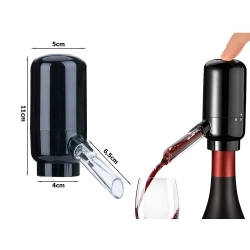 Dozownik elektryczny do wina led lejek pompka płyn