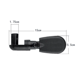 Lusterko rowerowe do roweru regulacja 360 stopni przykręcane do kierownicy