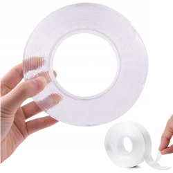 Taśma dwustronna przezroczysta Nano Tape 5 m o mocnym chwytaniu dla wygody użytkowania