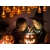 Lampki 10 led wiszące dynie halloween 200cm świecąca dekoracja ozdoba dynia