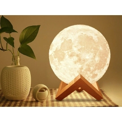 Lampka nocna świecący księżyc 3d moon light 8cm