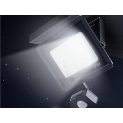 Halogen naświetlacz reflektor led 10w 6000k z czujnik ruchu zmierzchu ip66 - zdjęcie 6