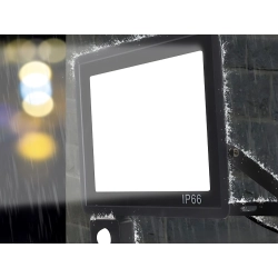 Halogen naświetlacz reflektor led 10w 6000k z czujnik ruchu zmierzchu ip66 - zdjęcie 7