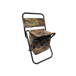 Krzesło wędkarskie z oparciem i torbą termiczną