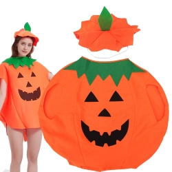 Kostium dyni przebranie strój na halloween dynia — Pomarańczowy