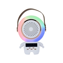 Bezprzewodowy przenośny zestaw do karaoke głośnik bluetooth + 2x mikrofon