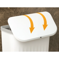 Kuchenny kosz na śmieci do pokoju do łazienki wiszący wolnostojący pokrywa