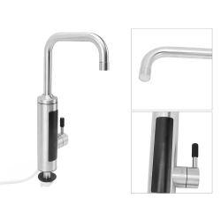 Elektryczny przepływowy podgrzewacz wody kran bateria kuchenna lcd 3000w