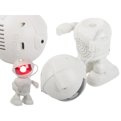 Projektor gwiazd astronauta lampka nocna rzutnik dla dziecka kosmos muzyka