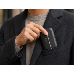 Magnetyczny ogrzewacz elektryczny do rąk dłoni 2w1 USB czarny kieszonkowy