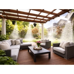 Zestaw do nawadniania kurtyna wodna system automatyczny 15m nawadniający