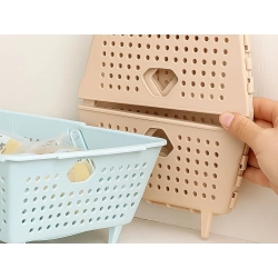 Koszyk na owoce warzywa organizer durszlak składany taca plastikowy kosz