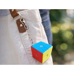 Oryginalna kostka rubika brelok edukacyjna cube logiczna zręcznościowa 2x2 — zdjęcie 7
