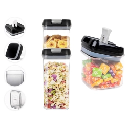 Pojemniki kuchenne na żywność do makaronu pojemnik z uszczelką zestaw 5 szt