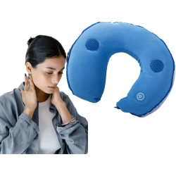 Poduszka podróżna rogal na szyję masażer miękka