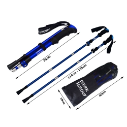Kijki do chodzenia nordic walking trekkingowe verk group zestaw pokrowiec — zdjęcie 12