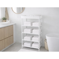 PÓŁKA NA BUTY OBUWIE ORGANIZER SZAFKA STOJAK REGAŁ 5 PÓŁKI DO ŁAZIENKI - zdjęcie 7