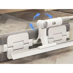 Myjka do okien podłóg ściągaczka z mikrofibry obracana 2w1 teleskopowa