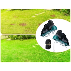 Areator ogrodowy nakładki na buty duże kolce do napowietrzania trawników