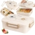 Lunchbox śniadaniówka pojemnik na śniadanie obiad z przegródkami i sztućcami Verk Group model 380629475