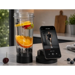Shaker elektryczny usb 700ml bidon mikser do napojów ze statywem na telefon
