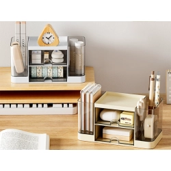 Przybornik organizer na biurko szufladka szafka półki biurowy na drobiazgi