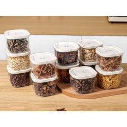 Pojemnik na żywność z pokrywką hermetyczny organizer do kuchni 500ml 0,5l