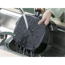 Wkład podstawka do frytownicy air fryera silikonowy kwadratowy 21cm