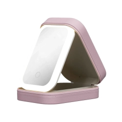 Lusterko do makijażu z podświetleniem led organizer na kosmetyki podróżne — zdjęcie 5