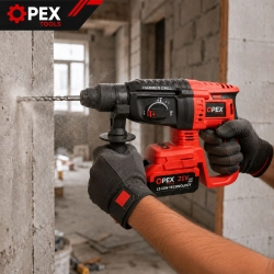 Młotowiertarka akumulatorowa OPEX TOOLS OPX28008 21V 2x 3.0Ah SDS+