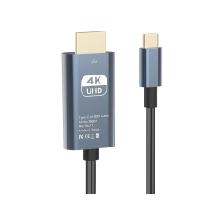 KABEL USB-C HDMI PRZEJŚCIÓWKA ADAPTER HUB USB TYP C DO HDMI 4K 180cm - zdjęcie 1