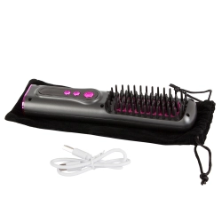 Prostownica szczotka do prostowania włosów 2w1 elektryczna bezprzewodowa