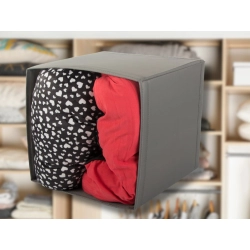 Organizer pudełko pojemnik na ubrania odzież pościel do szafy na regał duże