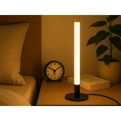 Lampa stojąca led 40cm nowoczesna dekoracyjna biurkowa podłogowa 3 odcienie