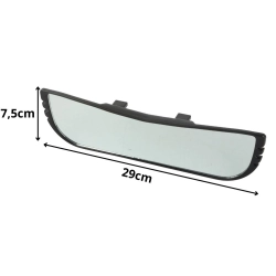 Lusterko samochodowe wsteczne panoramiczne na zaciski antyrefleksyjne