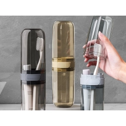 Etui pojemnik na szczoteczkę pastę do zębów turystyczny podróżny futerał