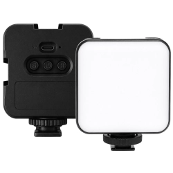 Lampa LED RGB mini do foto wideo 150° gwint 1/4'' klips 3000K - 6500K 5,5W